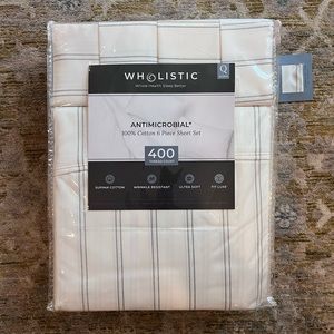 Wholistic 100% supima cotton 6-piece sheet set